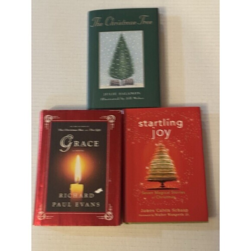 Lot Of 3 Christmas Stories Hardcover Books Holiday Heartfelt